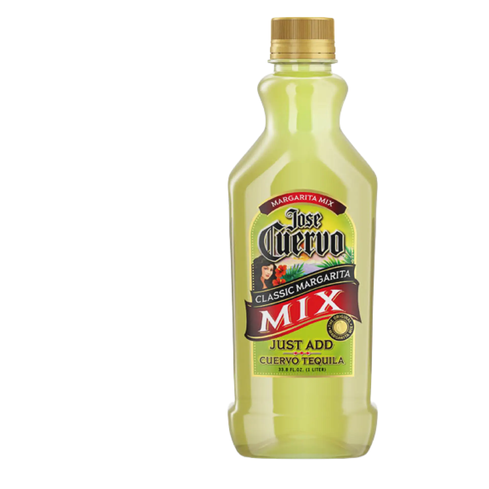 Buy Jose Cuervo Margarita Mix 1L, classic lime margarita mixer in a clear plastic bottle
