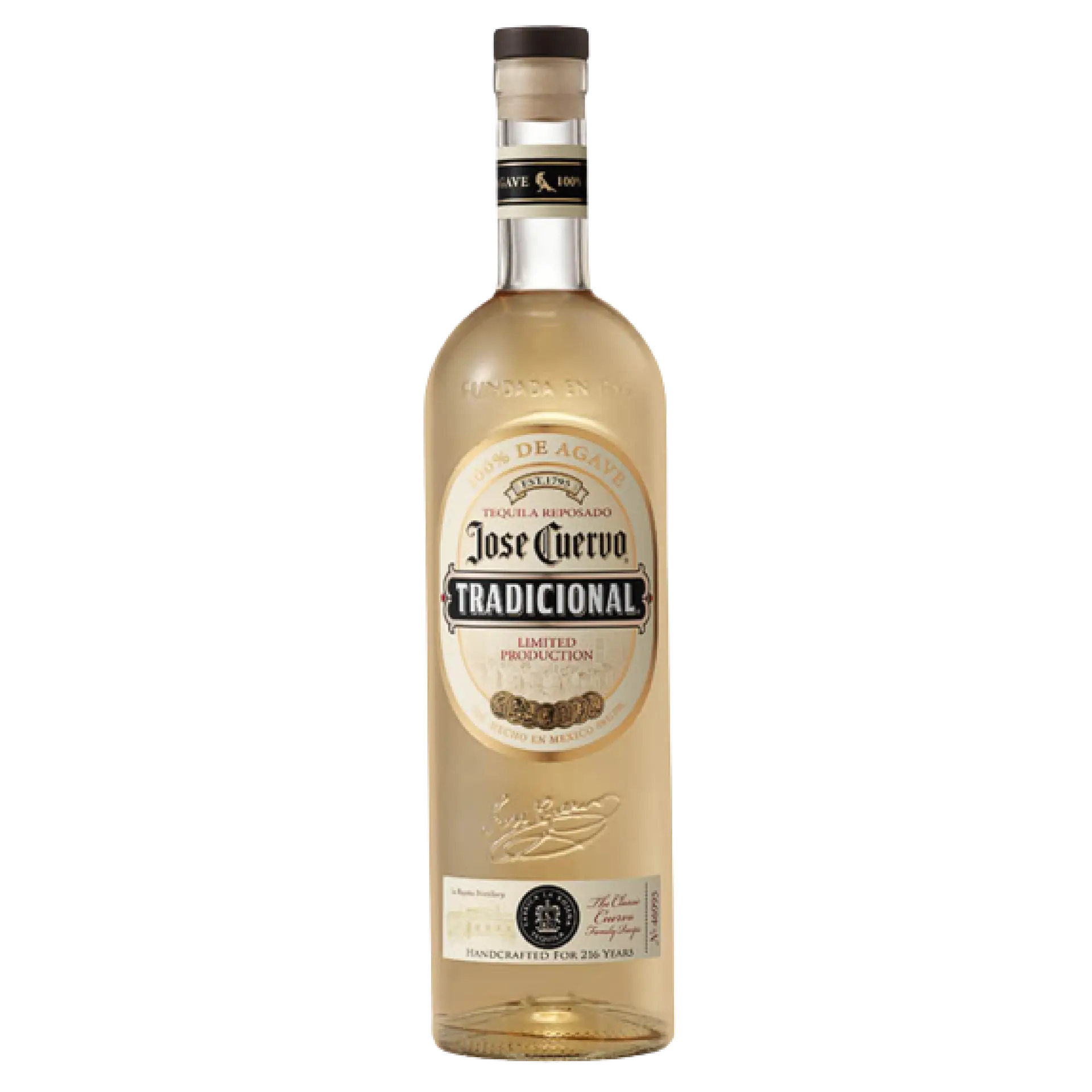 Buy Jose Cuervo Tradicional Reposado Tequila 750mL, premium tequila bottle product image