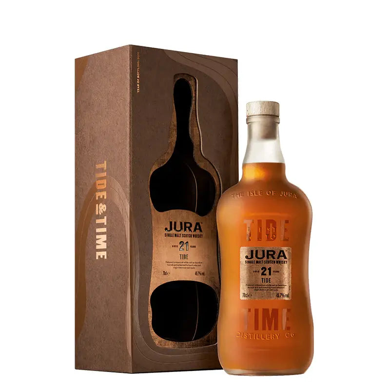 Jura Single Malt Scotch Whisky Aged 21 Years Tide Amp Time 750Ml Bottle Image
