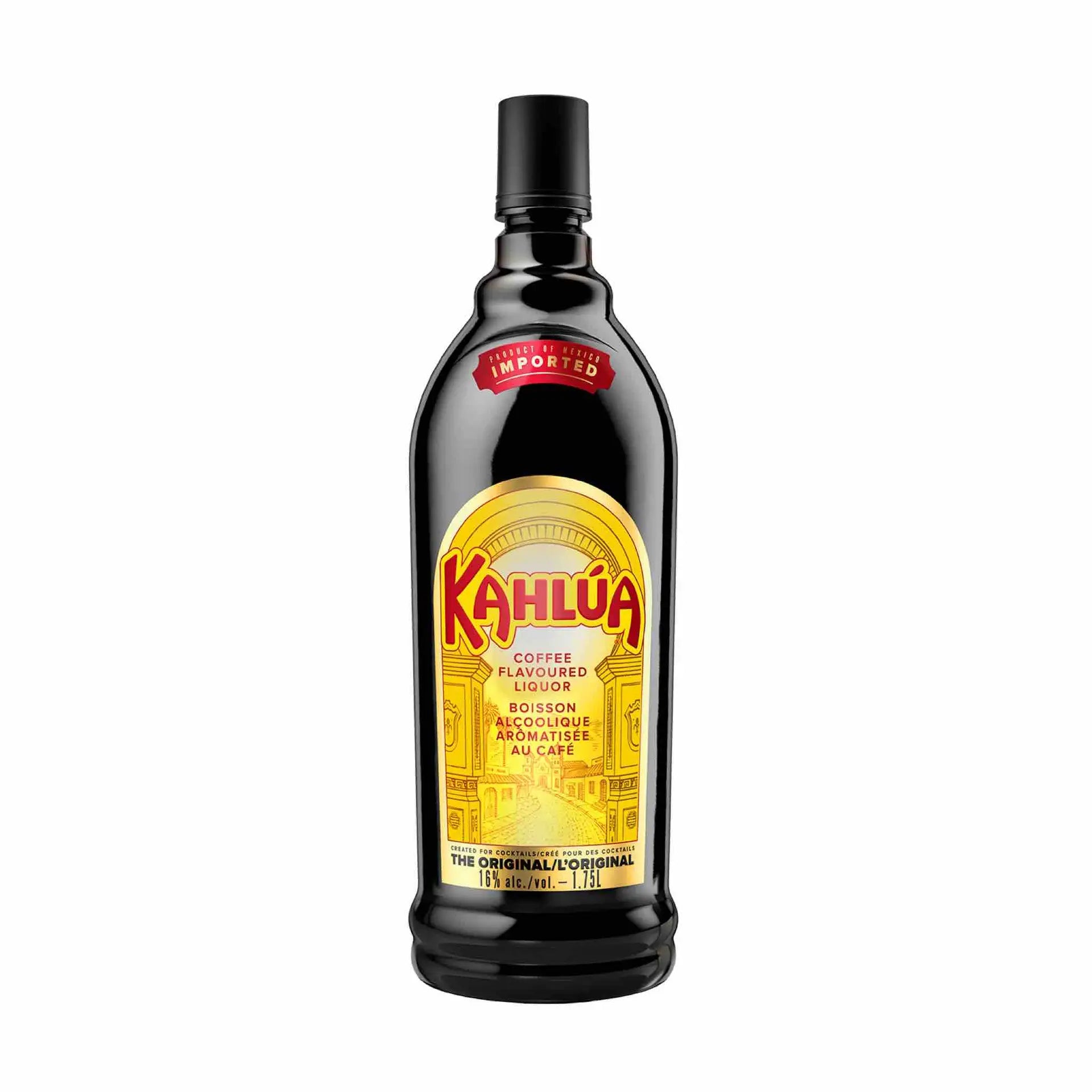 Buy Kahlua coffee flavoured liquor 1.75L bottle, coffee liqueur with bold yellow label
