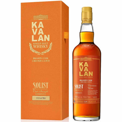 Buy Kavalan Solist Brandy Cask Single Malt Whisky 700ml with orange gift box