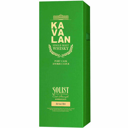 Buy Kavalan Port Cask, single malt whisky in green gift box, 700ml, for sale online.