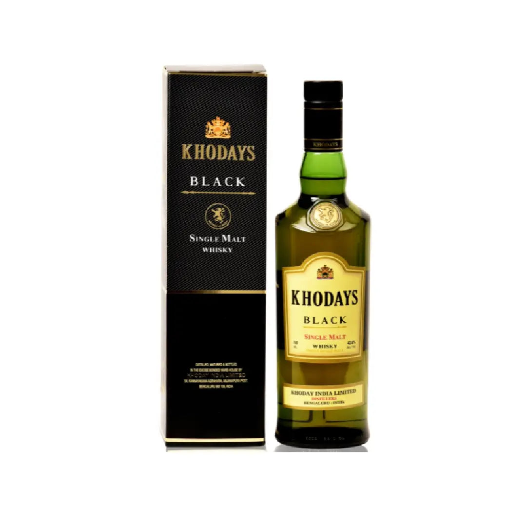 Khodays Black Single Malt Whisky 750Ml Bottle Image