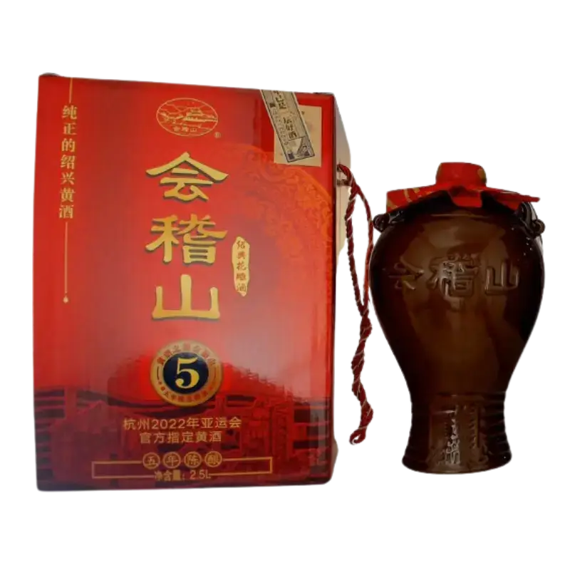 Kuaijishan 5 Years Shaoxing Rice Wine 2 5L Bottle Image