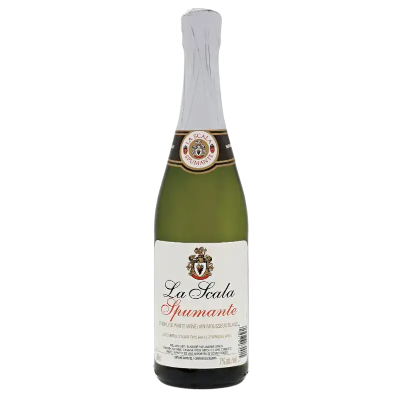 Buy La Scala Spumante 750mL sparkling white wine bottle with elegant label