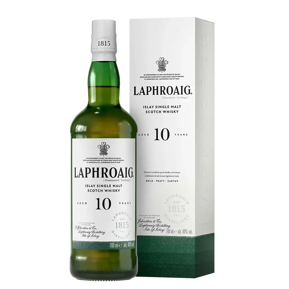 Laphroaig Single Malt Scotch Whisky Aged 10 Years 750Ml Bottle Image