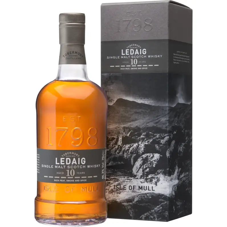 Ledaig Single Malt Scotch Whisky Aged 10 Years 750Ml Bottle Image