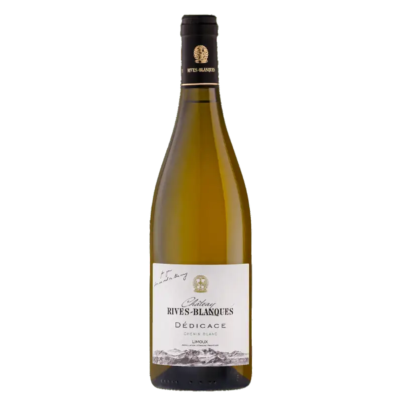 Buy Limoux Dedicace Chenin Blanc 750mL white wine bottle with elegant label