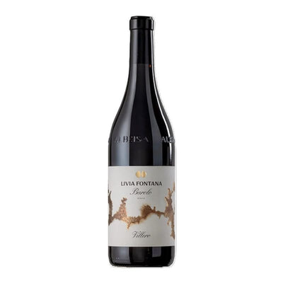 Livia Fontana Barolo Villero red wine bottle, 750mL with a classic label, showcasing Italian wine from Livia Fontana.