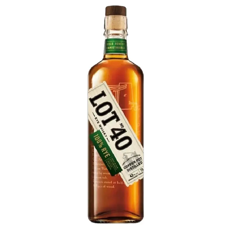 Lot No 40 Rye Whiskey 750Ml Bottle Image