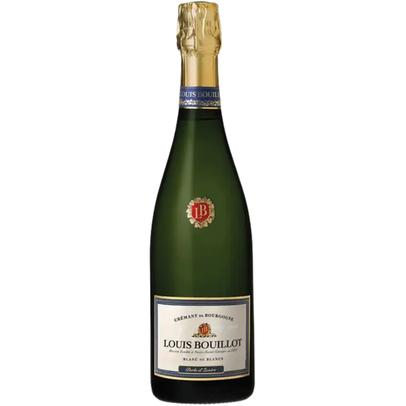 Buy Louis Bouillot Blanc de Blancs sparkling wine bottle, 750mL, gold foil top