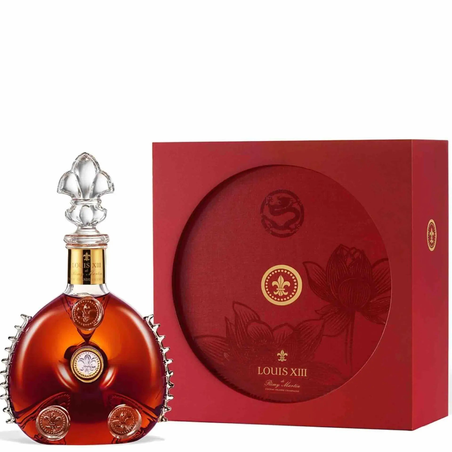 Buy Louis XIII Chinese New Year limited edition cognac with red floral gift box.