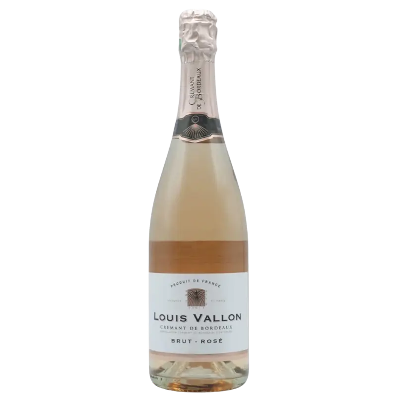 Buy Louis Vallon Cremant Bordeaux Rose 750mL sparkling wine bottle, brut rose