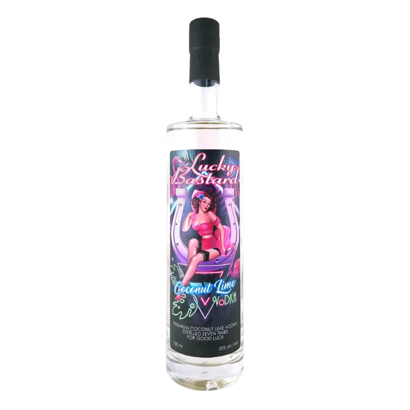 Lucky Bastard Coconut Lime Vodka 750Ml Bottle Image