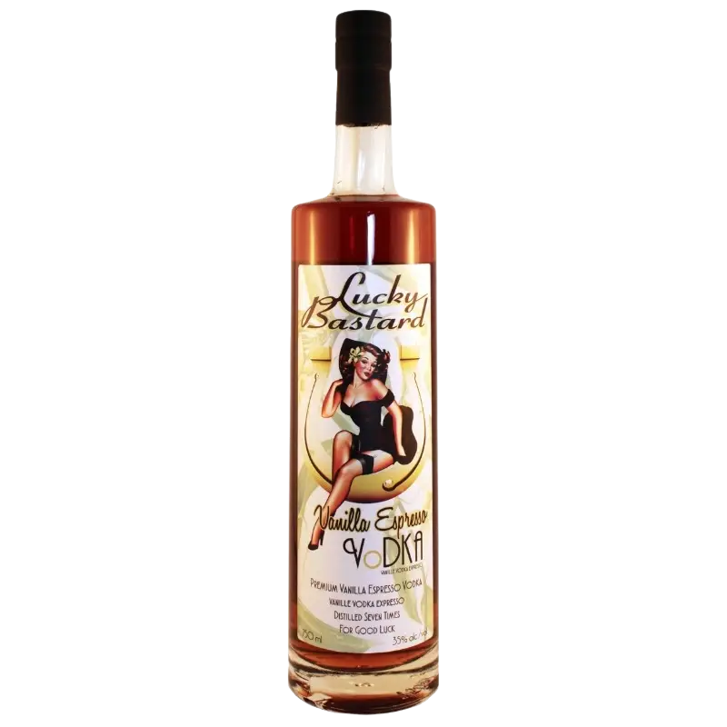 Lucky Bastard Vanilla Espresso Vodka 750Ml Bottle Image
