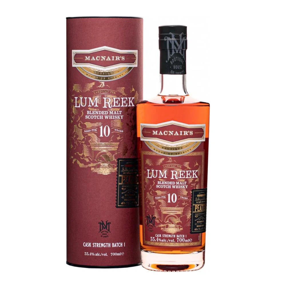 Macnair S Lum Reek Blended Malt Scotch Whisky Aged For 10 Years Cask Strength Batch 1 700Ml Bottle Image