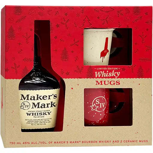 Maker S Mark Gift Pack With Glasses 750Ml Bottle Image