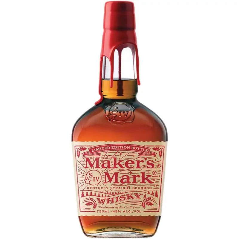 Maker S Mark Kentucky Straight Bourbon Whisky Holiday Limited Edition Bottle 750Ml Bottle Image