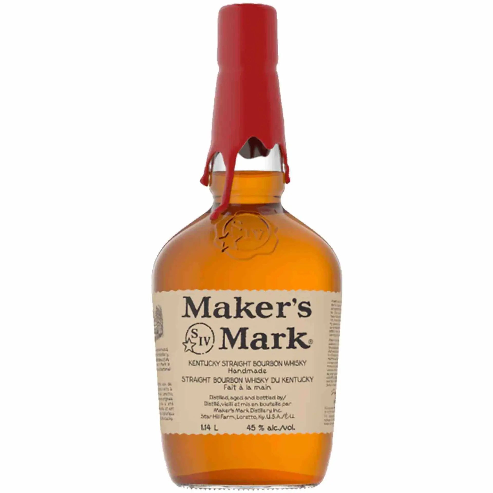 Buy Maker's Mark Kentucky bourbon whisky 1.14L bottle with red wax seal