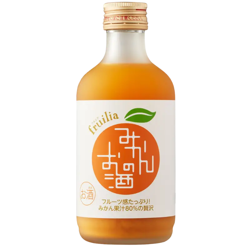 Mandarin Orange Mikan Sake 300Ml Bottle Image