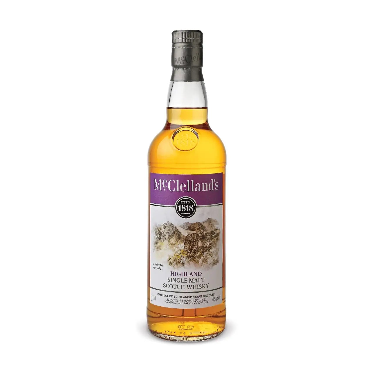 Mcclelland S Highland Single Malt Scotch Whisky 750Ml Bottle Image