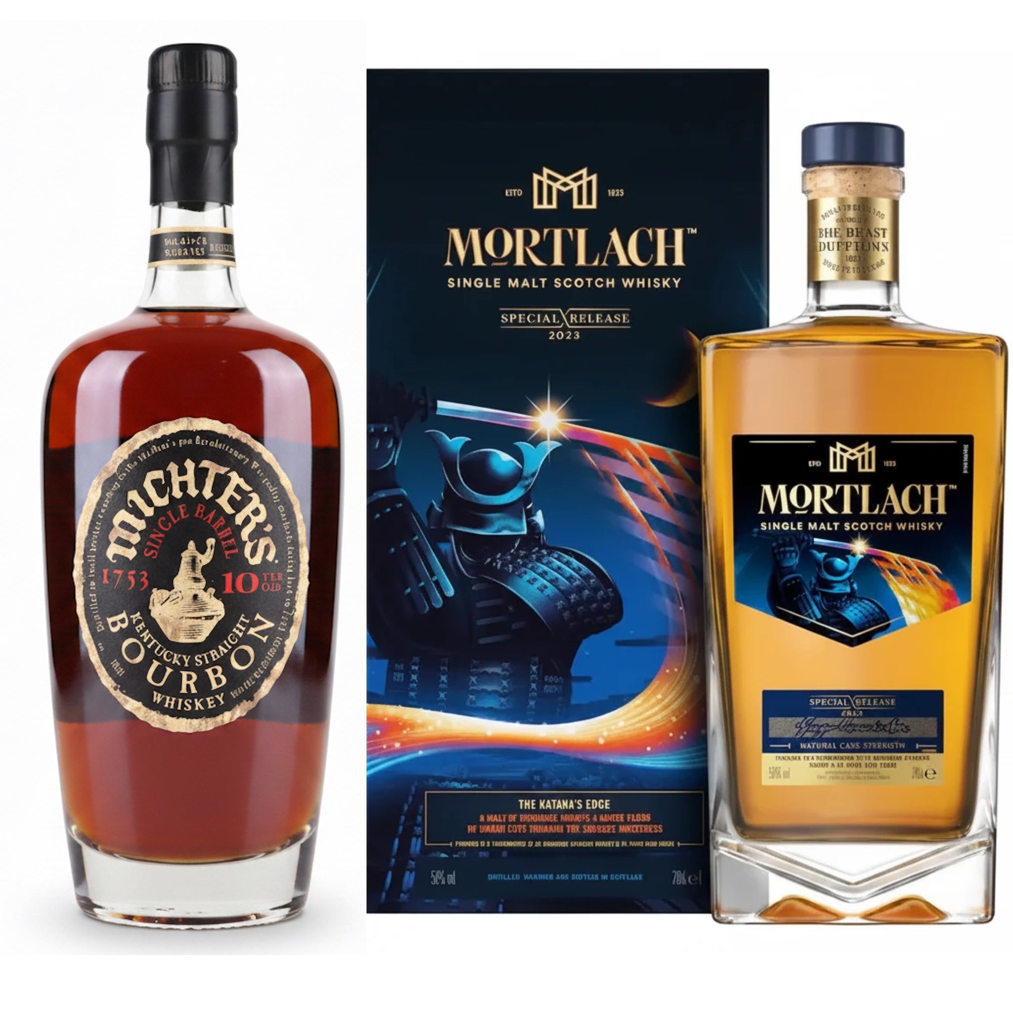 Michter's Single Barrel 10 Yr Old Straight Bourbon Bundle 2x750mL