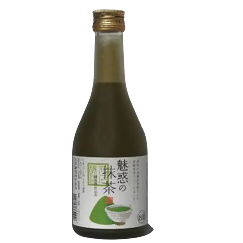 Miwaku No Green Tea Sake 300Ml Bottle Image