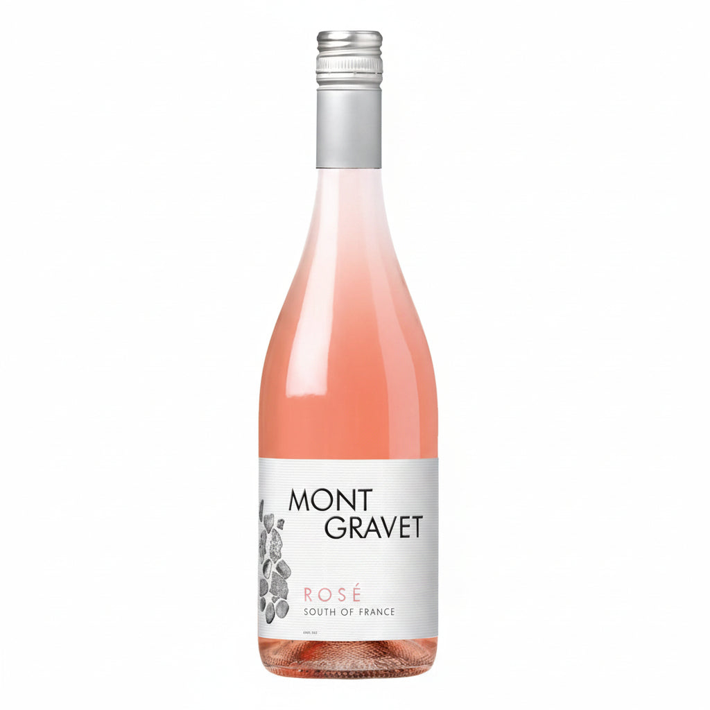 Mont brand Mont Gravet Rose with vibrant pink petals and lush green leaves, showcasing a beautiful flowering plant.