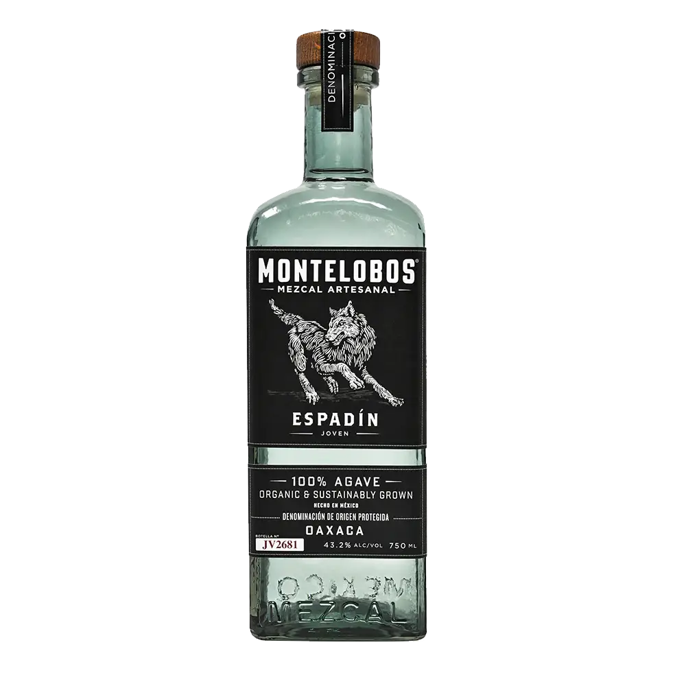 Buy Montelobos Mezcal Espadín, 100% agave artisanal mezcal in a clear glass bottle