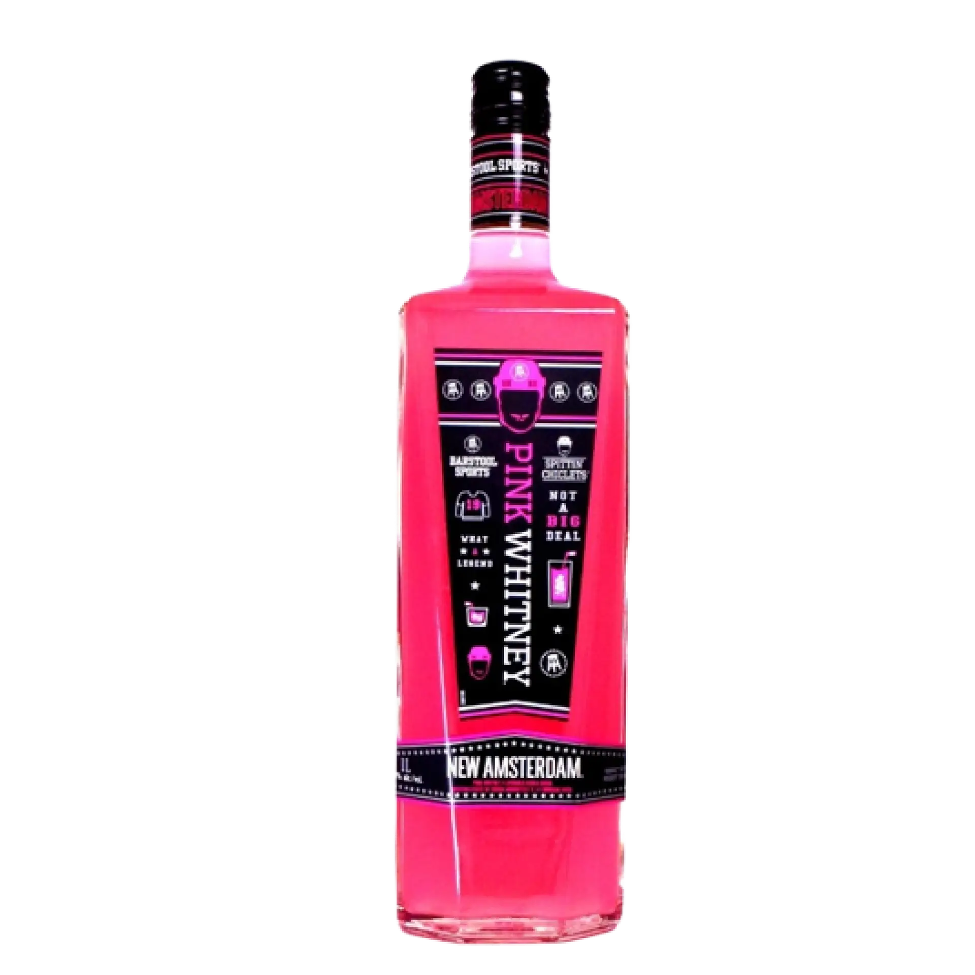 Buy Pink Whitney 1L vodka, bright pink bottle, bold label, spirits online Canada