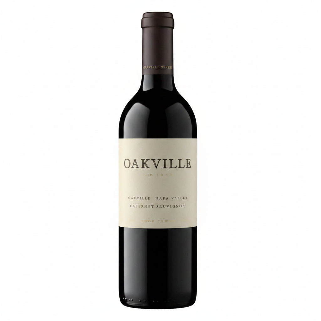 Bottle of Oakville Winery Cabernet Sauvignon 750mL showcasing the wine label and dark glass bottle.