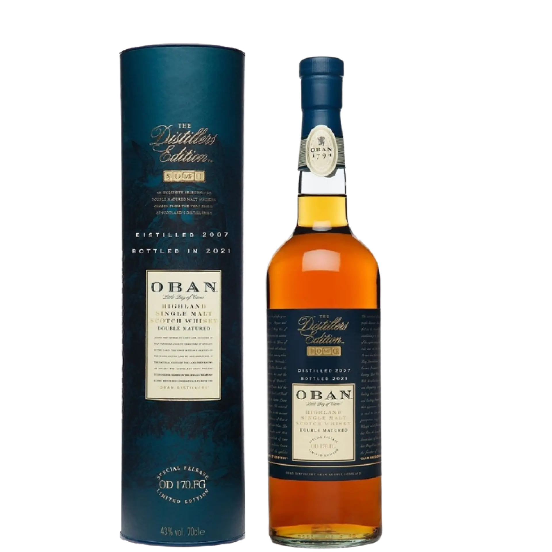 Buy Oban Distillers Edition Highland Single Malt Scotch Whisky 750mL with gift box