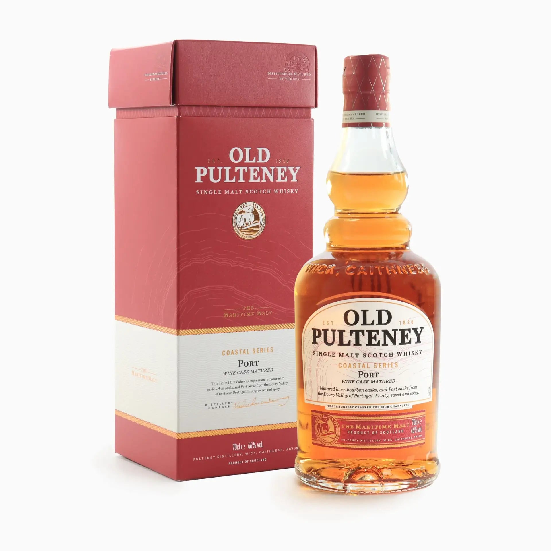 Old Pulteney Port Single Malt Scotch 700Ml Bottle Image