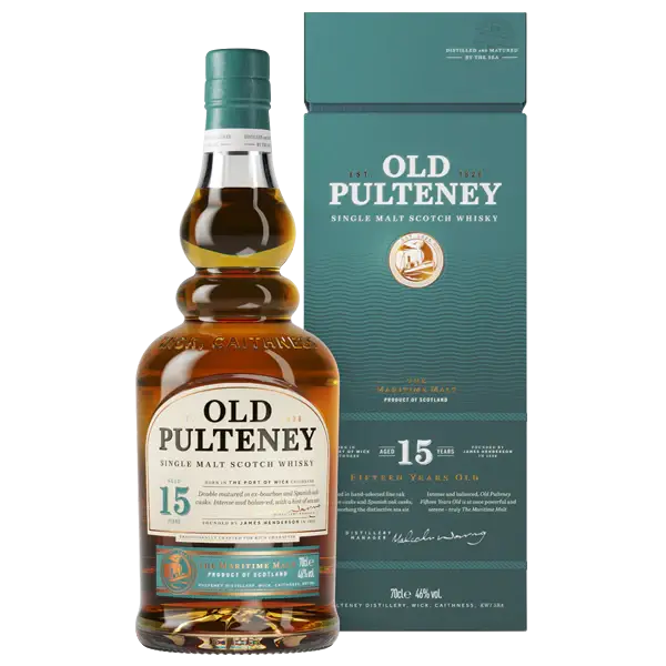 Old Pulteney Single Malt Scotch Whisky Aged 15 Years 750Ml Bottle Image