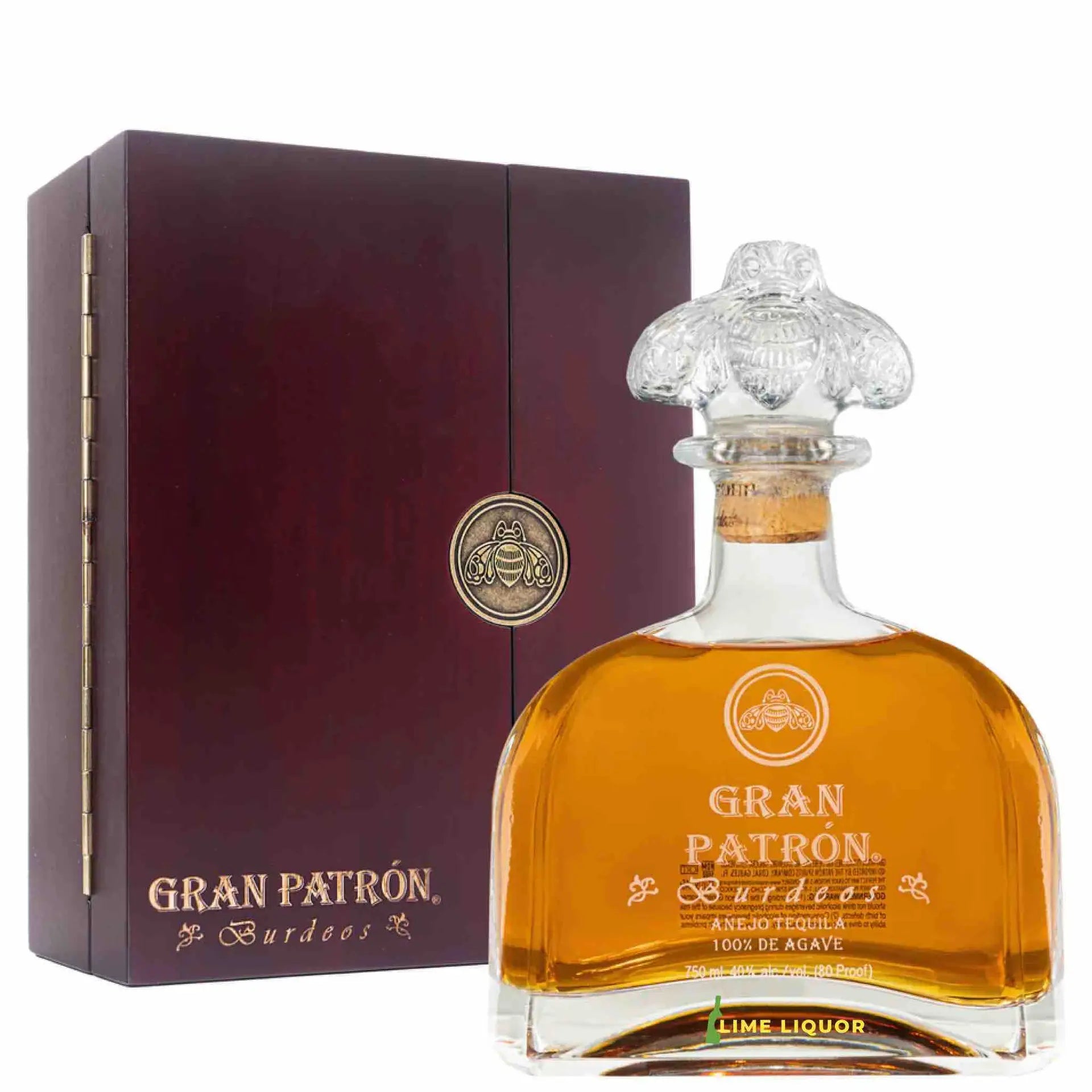 Buy Gran Patrón Burdeos 750mL, premium añejo tequila in gift box, online in Canada