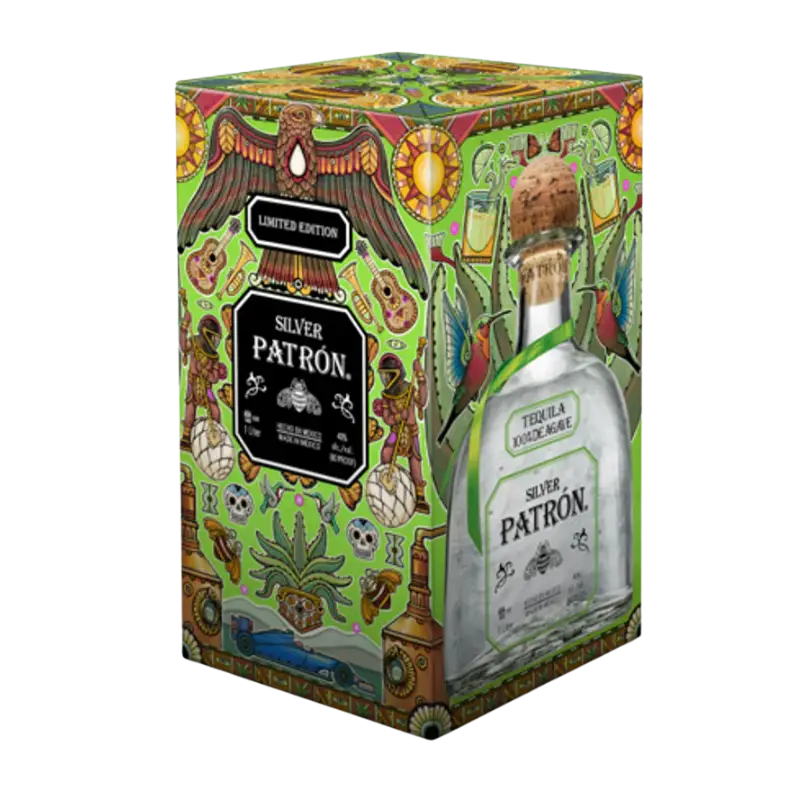Patron Silver Heritage Tin 750Ml Bottle Image