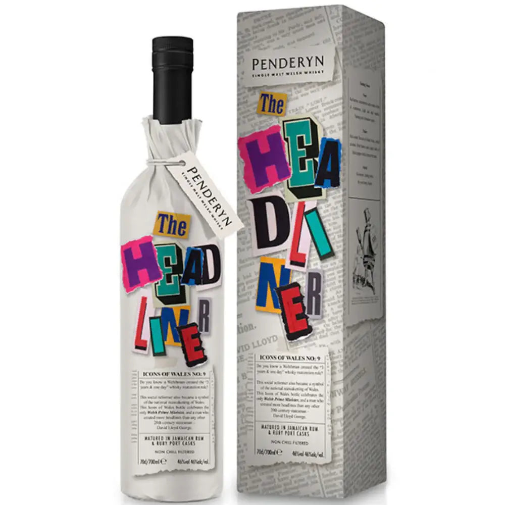 Penderyn Icon Of Wales The Headliner 700Ml Bottle Image