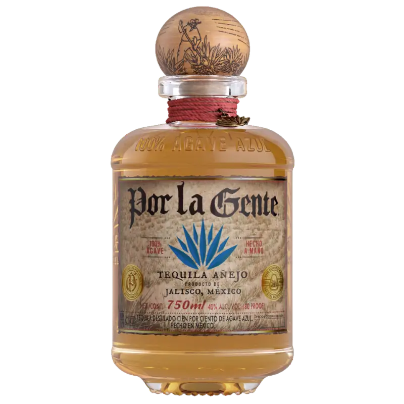 Por La Gente Tequila Anejo 750Ml Bottle Image