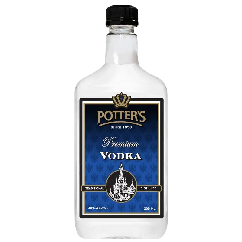Potter S Premium Vodka 200Ml Bottle Image