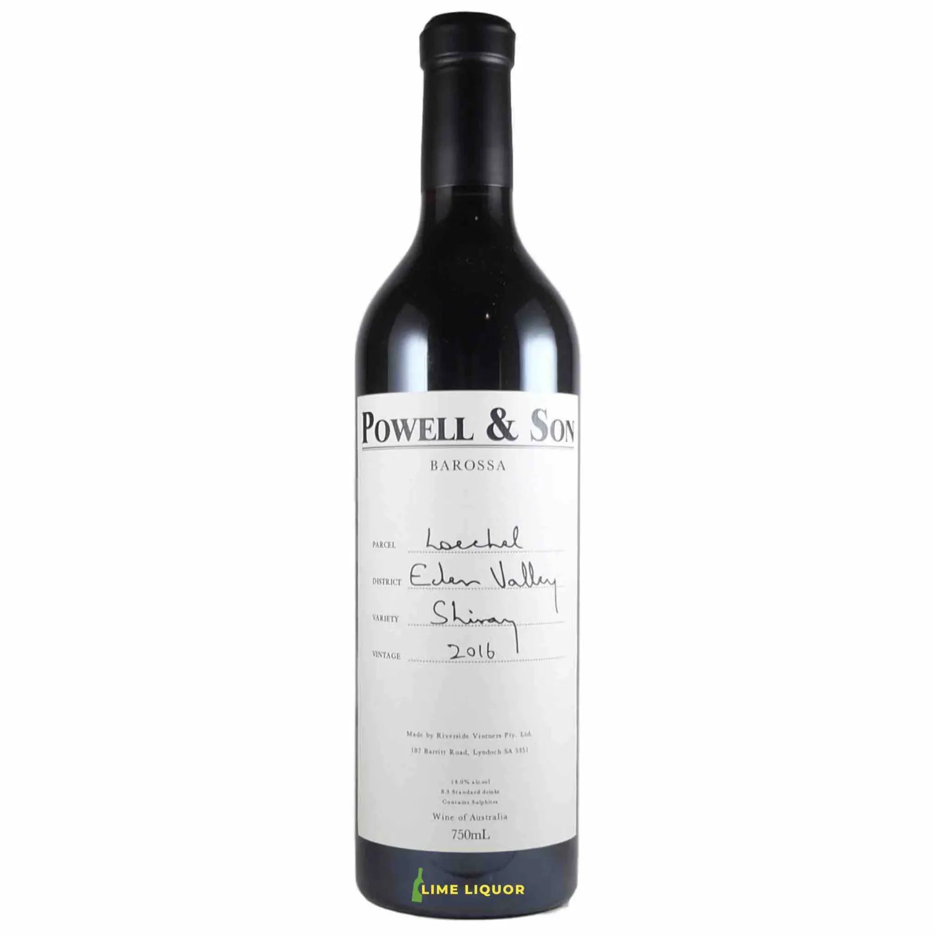 Buy Powell & Son Loechel Shiraz 750mL wine bottle Eden Valley vintage 2016