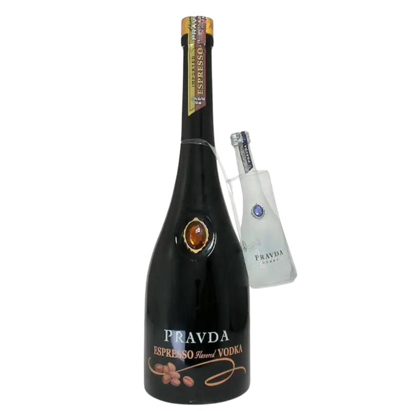 Pravda Espresso 750Ml With 50Ml Pravda 800Ml Bottle Image