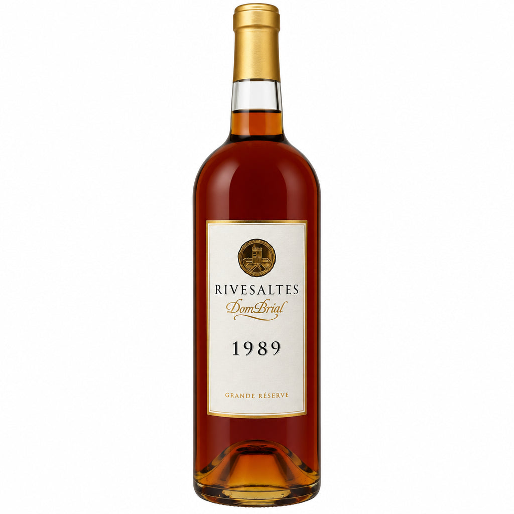 Dom Brial Rivesaltes Back Vintage 1989
