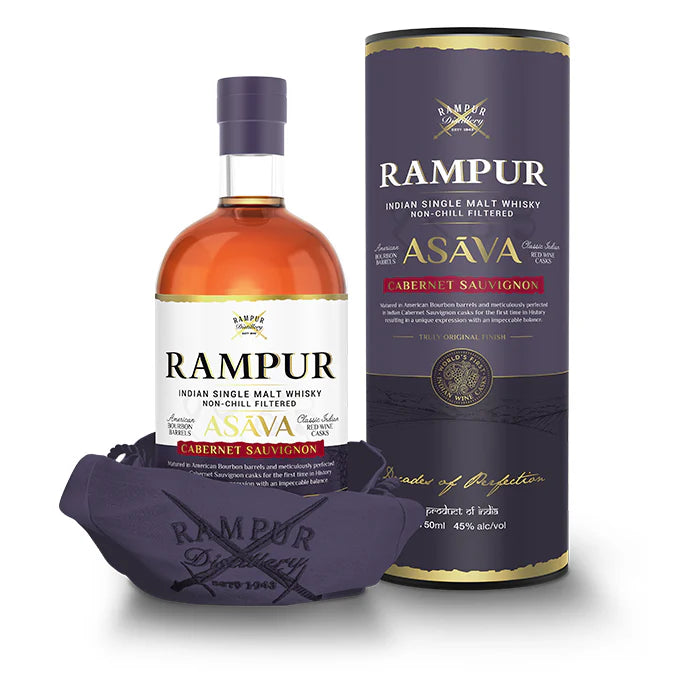 Rampur Asava Single Malt Whisky Asava 750Ml Bottle Image