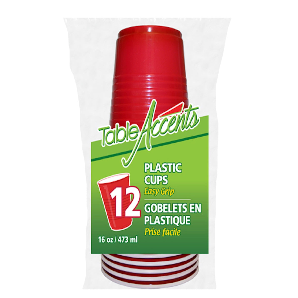 Red Plastic Cups 16Oz (6 x 12 Pack)