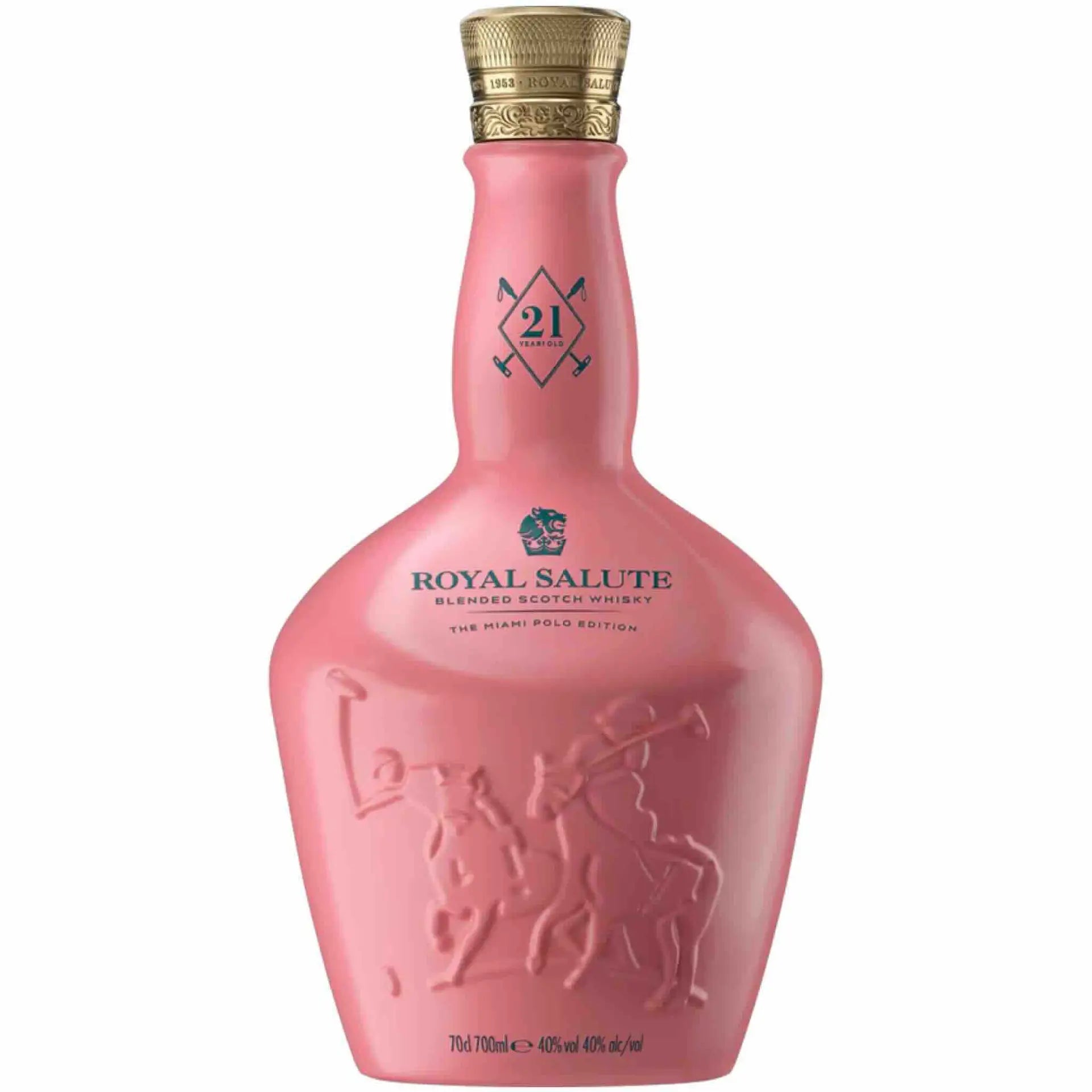 Buy Royal Salute Miami Edition, pink bottle, 21 year old blended scotch whisky