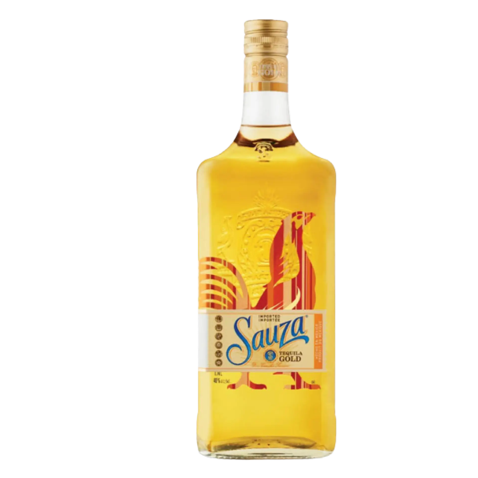Buy Sauza Gold 1.14L tequila, golden liquor in branded bottle with distinctive label.