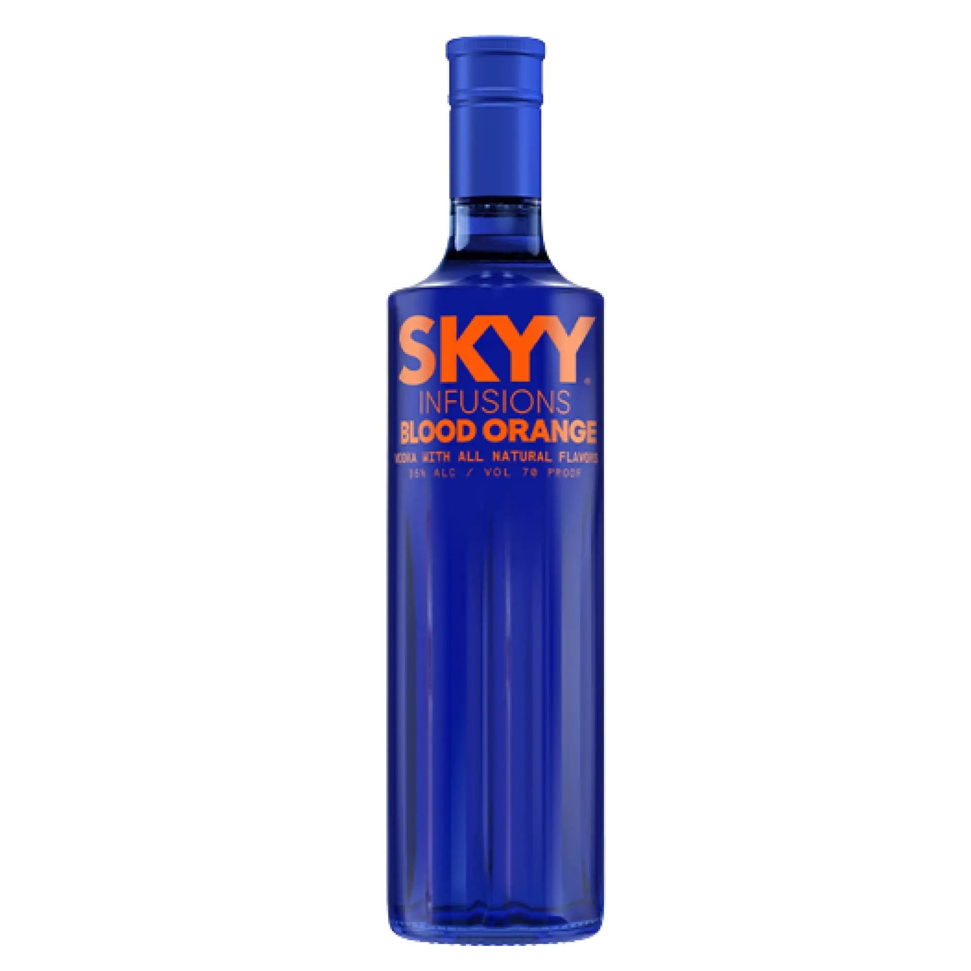 buy Skyy Infusions Blood Orange 750mL vodka in blue bottle
