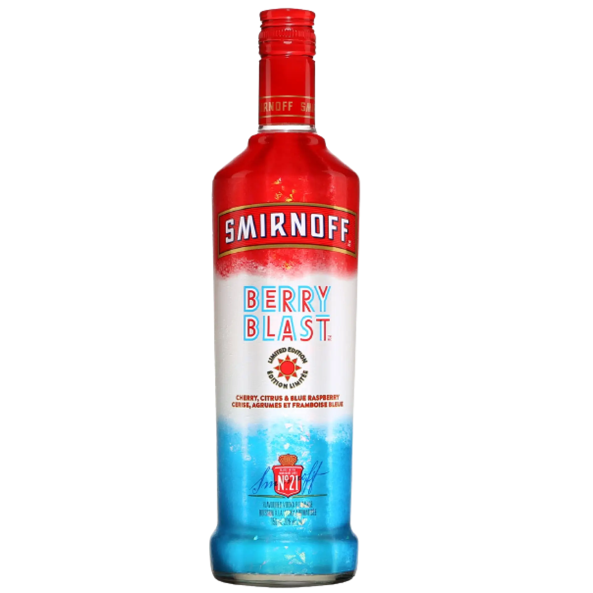 buy Smirnoff Berry Blast 750mL, limited edition berry flavored vodka bottle