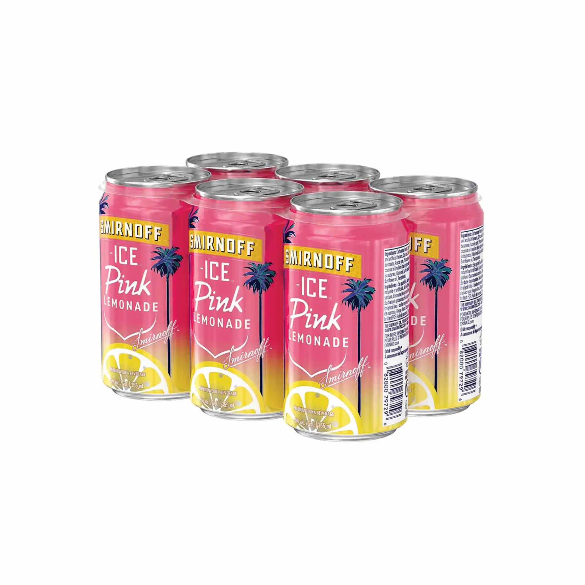 buy Smirnoff Ice Pink Lemonade 6x355mL cans