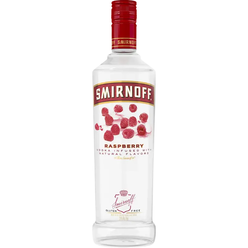 Smirnoff Raspberry Vodka 750Ml Bottle Image